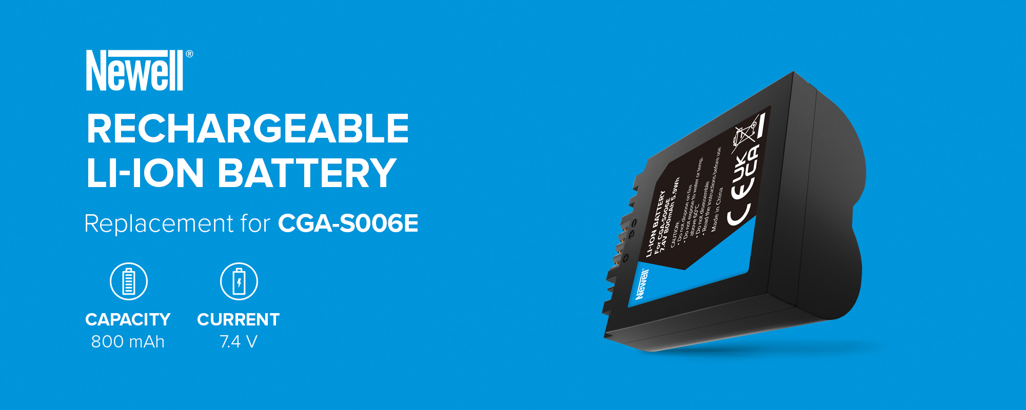 Akumulator Newell zamiennik CGA-S006E do Panasonic